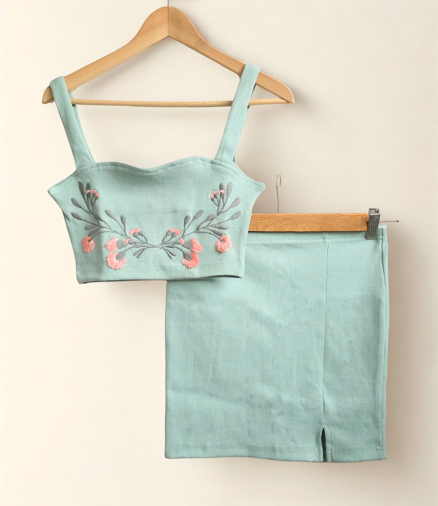Heather Women Skirt Set