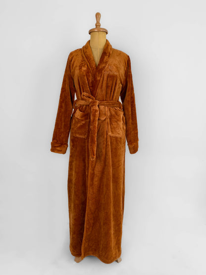 Hearts Long Winter Robe