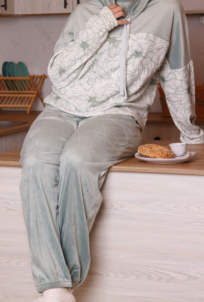 Flowering Women Pant Set Women
