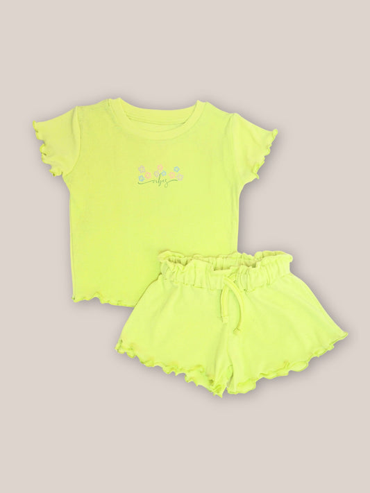 Evelyn Girls Lounge Short Set